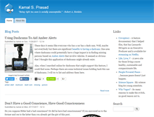Tablet Screenshot of kamalprasad.com